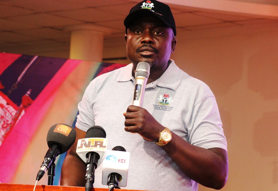 Rev. Ben Anamah, Dept. Director overseeing The Dept. of Culture, Industry and Heritage.