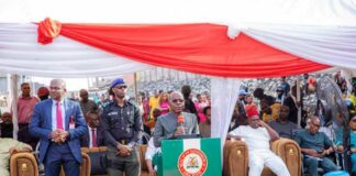 Governor Otti Commissions 1.3km Dozie Way Reconstructed Through Direct Labour To Save Costs For Government