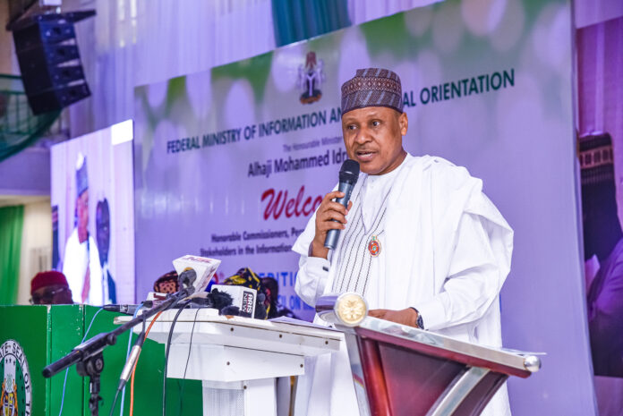 Honourable Minister Of Information And National Orientation, Mohammed Idris, FNIPR