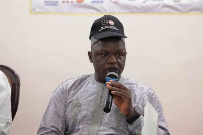 Gufwan 1 Executive Secretary of the National Commission for Persons with Disabilities (NCPWD), Hon Ayuba Gufwan