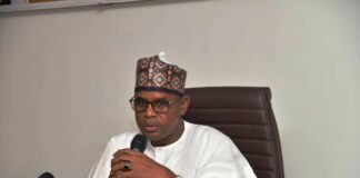 Honourable Minister of State, Federal Ministry of Works, Muhammad  Bello Goronyo, Esq