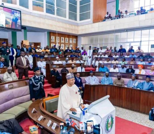 Governor of kaduna State Senator Uba Sani presented the 2025 Draft Budget
