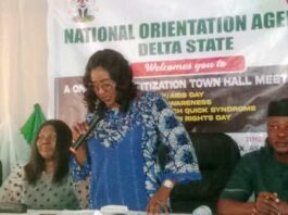 he Representative of the NOA DG presenting the DG'S ADDRESS