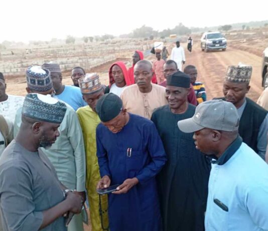 Occassion of the inspection of Renewed Hope Housing Sites in Kano by the Hon Minister of State, Rt Hon Yusuf Abdullahi Ata, Friday, November 29th, 2024