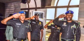 Promotion: Dangiwa, Ata Decorate, Congratulate Police Officers