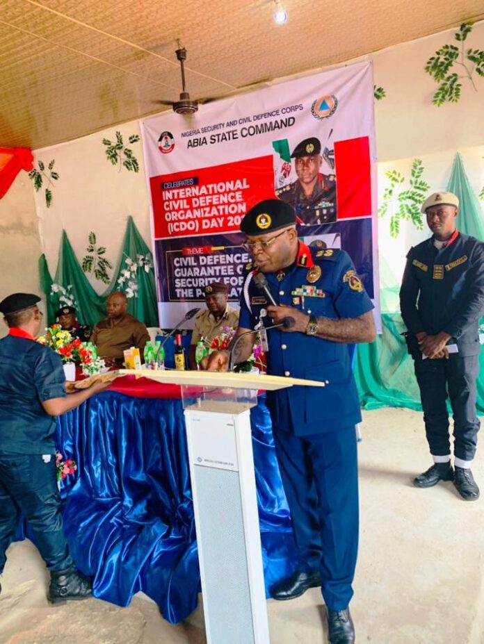 WORLD CIVIL DEFENCE DAY 2025: Abia NSCDC Reaffirms It's Commitment to Safeguarding lives