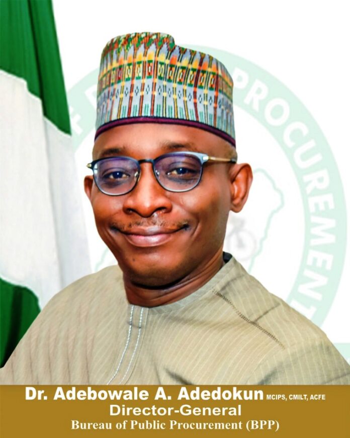 Director-General of the BPP, Dr. Adebowale A. Adedokun, MCIPS, ACFE