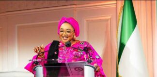 Honourable Minister of Women Affairs, Hajiya Imaan Sulaiman Ibrahim