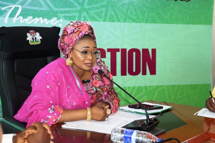 Honourable Minister of Women Affairs, Imaan Sulaiman-Ibrahim, FSI