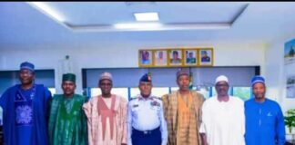 Boko Haram: Zulum Meets Army, Naval,Air Force Chiefs in Abuja