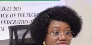 The Permanent Secretary, Ministry of Regional Development, Dr. Mary Ada Ogbe, administering the signing of the 2025, Performance Management Contracts with Top Management Staff, at the Ministerial Perpormance Management System Retreat held today, 21st July 2025 at the Federal Secretariat, Phase 1, Abuja.